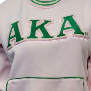 เสื้อสเวตเตอร์คอกลมสีชมพูเขียวสำหรับผู้หญิง ปักลายตัวอักษร แขนยาว สวมใส่สบายๆ แฟชั่นทันสมัย เหมาะสำหรับใส่ในชีวิตประจำวัน - Product Image 6