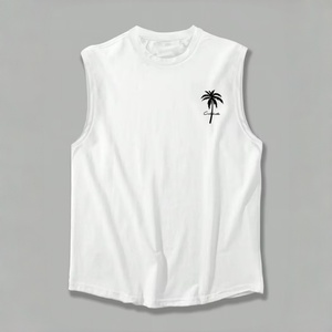 <b>Mens</b> Gym Vest <b>Top</b> 100% Cotton Street Wear Summer Bodybuilding Muscle Sleeveless Gym Design <b>Men's</b> T-Shirts <b>tank</b> <b>Top</b> <b>Men</b> - Product Image 4