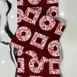 Tissu en maille de haute qualité Gaborone 2025 en coton et viscose imprimé wax africain pour vêtements féminins - Product Image 1