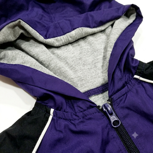 Conjunto Deportivo para Hombre con Capucha, Color Morado y Negro, Estilo Deportivo, 2 Piezas, Ligero, de Secado Rápido, para Otoño - Product Image 6