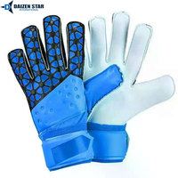 Guantes de Portero de Fútbol Unisex Personalizables de Alta Calidad con Agarre Avanzado de PU, Transpirables, Cómodos, con Protección para Dedos y Pulgar