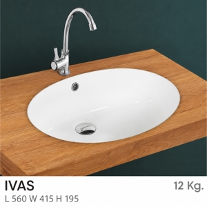 Lavabo Moderno para Baño IVAS con Desagüe - Product Image 3
