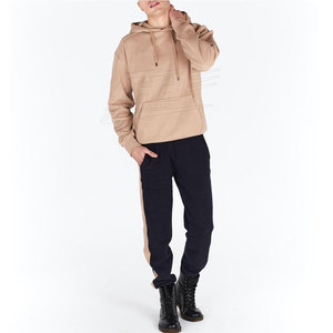 Men Streetwear Fleece Tracksuit <b>Oversized</b> Hoodie <b>Jogger</b> Set Custom Logo Trendy Men Fleece Tracksuit Set - Product Image 3