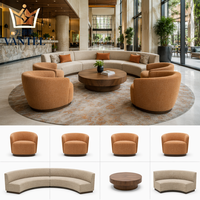 Mobilier d'hôtel commercial contemporain Vantel pour la réception, la salle d'attente et les espaces de repos