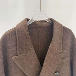<b>Men's</b> Winter Trench Coat Comfortable Woolen <b>Overcoat</b> Functional Pockets Gentle Texture Quick-Dry Breathable Eco-Friendly 420g - Product Image 4