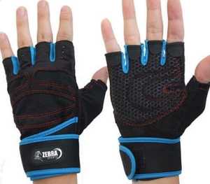 Protège-mains élastiques épais antidérapants à demi-doigts pour l'entraînement, le fitness, la gym, le sport, la protection des paumes, le cyclisme estival en extérieur, usage intensif - Product Image 4