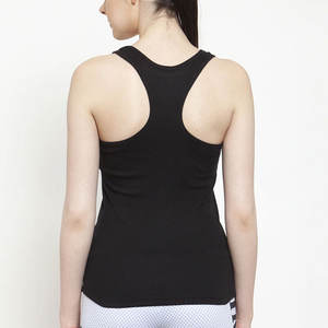 Camiseta sin Mangas de Punto Personalizada para Mujer, Ropa de Gimnasio y Yoga OEM, Opción de Logotipo Frontal, 100% Algodón Transpirable, Estilo Vintage, 180g, Digital - Product Image 3