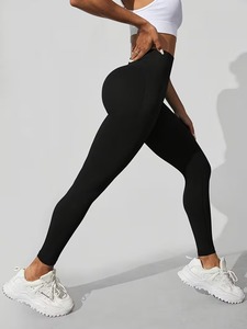 Leggings de yoga sans couture à taille haute pour femmes |   Leggings de sport tie-dye délavés à l'acide |   Pantalons de fitness légers en polyester et élasthanne - Product Image 5