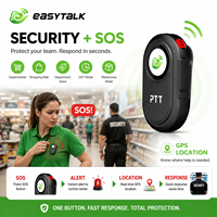 Easytalk M200 Blade X86 8GB PTT Radio bidirectionnelle pour personnel de magasin, communication instantanée PoC, serveur privé, portée 50-200 m
