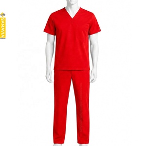 SAMAVIA Unisex Short Sleeve High-Design Scrubs Suit for Patients <b>Doctors</b> Hospital Staff Hospital Uniforms Manufacturer - Product Image 5
