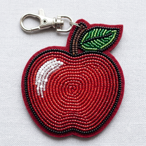 Hermoso llavero de cuentas tejidas con diseño de dibujos animados, llavero personalizado para marcas - Product Image 2