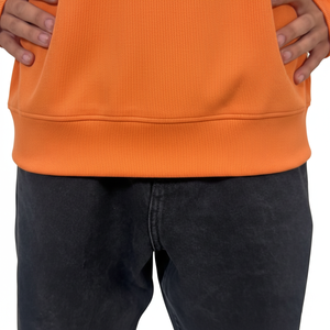 Nueva Llegada 2026 Camiseta Polo para Hombre de Manga Larga con Hombros Caídos y Diseño a Rayas 100% Algodón Corte Holgado - Product Image 6