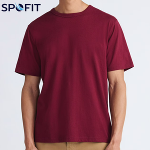 Camisetas Casuales para Hombre al Por Mayor, Ropa Masculina Transpirable 100% Algodón, Camisetas para Gimnasio y Deportes - Product Image 2