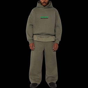 Relaxed Slouchy Fit Crewneck Sweatshirt <b>Men</b> Soft Touch Heavy Cotton <b>Fleece</b> Comfort <b>Loungewear</b> Top - Product Image 4
