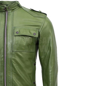 New Design Factory Wholesale Casual Wear Custom <b>Leather</b> <b>Jacket</b> For Adult Heavy weight Latest Style <b>Men</b> <b>Leather</b> <b>Jacket</b> For Sale - Product Image 6