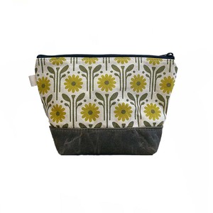 Women's Fashionable Large/Medium Foldable Canvas Zipper Closure Panelled Design <b>Makeup</b> Trolley Case <b>Travel</b>-Ready Cosmetic <b>Bag</b> - Product Image 3