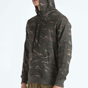 Vente en gros – Sweat à capuche camouflage 100 % coton, imperméable, respirant, séchage rapide, pour usage extérieur, commande en gros, options personnalisées, faible coût - Product Image 2