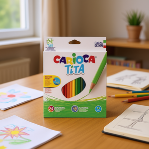 Matite colorate esagonali da 24 colori per disegnare e colorare - Product Image 3