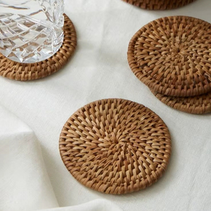 Modern Design Rattan Coaster Jute Coaster Rope Coaster Place Mats Woven Rattan Coaster Mats At very best selling Price - Product Image 1