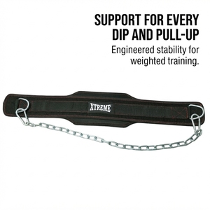 Ceinture de musculation lestée personnalisable en couleur, rembourrée, taille ajustable, pour hommes et femmes, avec chaîne - Product Image 3