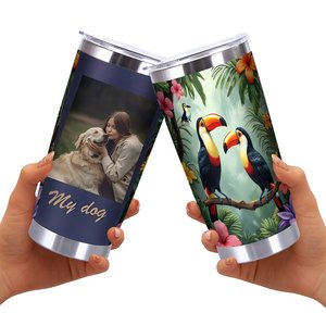 Stainless Steel Tumbler 20oz Double Wall Insulated Portable Outdoor Hiking <b>Camping</b> <b>Cup</b> - Product Image 2