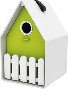 Casa para pájaros de metal para jardín o balcón, caja de anidación para aves, refugio para pájaros al aire libre, jaula decorativa para pájaros - Product Image 2