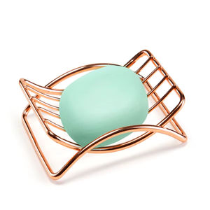 Porte-savon décoratif en métal, support à savon pour salle de bain, accessoires de salle de bain pour la maison - Product Image 1