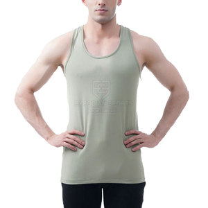 เสื้อกล้ามออกกำลังกายผู้ชายรุ่นใหม่ขายส่ง IM-00876 ระบายอากาศได้ดี คุณภาพสูง ผลิตจากผ้าฝ้าย 100% รับผลิตแบบ OEM - Product Image 3