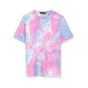 Camiseta Tie Dye para Hombre al por Mayor, Personalizada, Nueva, de Manga Corta, Estilo Urbano, Casual, 100% Algodón, Ecológica y Transpirable - Product Image 1