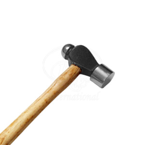 Martillo de punta esférica Picard de acero inoxidable con mango de madera, peso de la cabeza de 220 g, herramienta profesional para herradores - Product Image 2