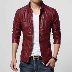 Veste en cuir véritable noire zippée pour homme, coupe ajustée, style décontracté, veste bomber, veste pour homme de qualité supérieure, best-seller - Product Image 1