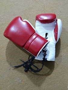 Gants de boxe en cuir véritable de haute qualité, logo personnalisé, pour entraînement, sac de frappe, Muay Thai, combat - Product Image 3
