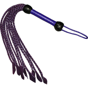 Fouet en cuir végétalien avec pompons doux, design élégant et prise en main équilibrée pour le cosplay, les jeux de rôle en chambre et les jeux équestres - Product Image 6
