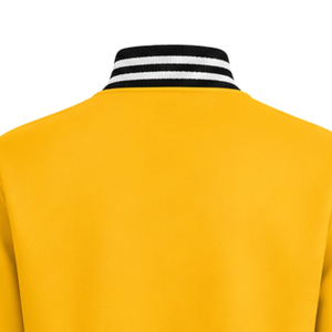 Chaqueta de satén con cremallera Sigma Gamma Rho para mujer, estilo bomber con dobladillo acanalado, ropa de hermandad griega, ropa casual urbana, venta al por mayor personalizada - Product Image 4