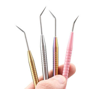 Outil métallique pour rehaussement de cils de 4 couleurs différentes avec isolateur de cils et emballage personnalisé en PVC - Product Image 1
