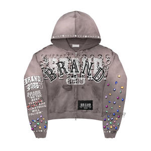 Sudadera con capucha personalizada de algodón grueso de 500 g/m², corte holgado, para hombre, estilo urbano. - Product Image 5