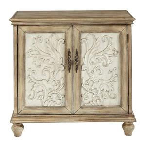 Mueble de Acento con Tallado Floral Vintage - Product Image 4