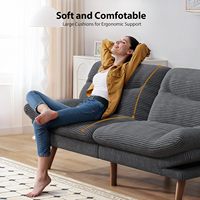 Canapé 2 places personnalisé de luxe éco-responsable avec accoudoirs en bois pour hôtel, appartement, salon