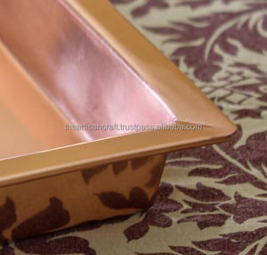 Stylish Copper <b>Tea</b> <b>Tray</b> for Home Decor Durable for <b>Tea</b> Time Decorative Copper <b>Tea</b> <b>Tray</b> Handmade - Product Image 6