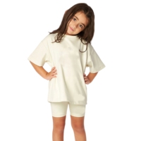 Baby Sommerkleidung 2026 Günstige Kinderbekleidungssets Bedruckte Oversize Mädchen T-Shirt Kurze Sets Hemden Shorts 2-teilige Mädchensets