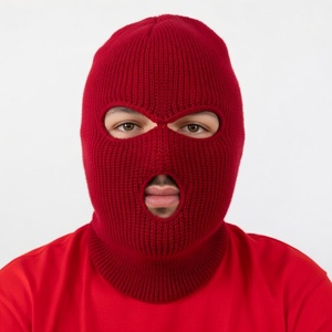 Vente en gros de bonnets d'hiver personnalisés, masques de ski à 3 trous, balaclavas - Product Image 1