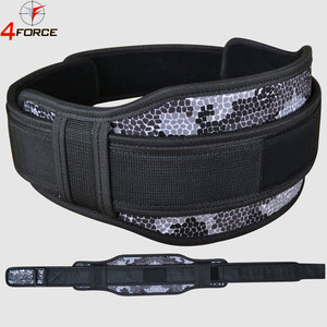 Neoprene Padded Gym Belt Adjustable Hook and Loop Closure Weightlifting Powerlifting Belt for Fitness Back Support - Product Image 1