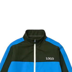 Ensemble de survêtement zippé pour enfants, style streetwear, jogging pour garçons, survêtement zippé pour enfants, vente en gros de vêtements de sport, vêtements décontractés respirants - Product Image 2