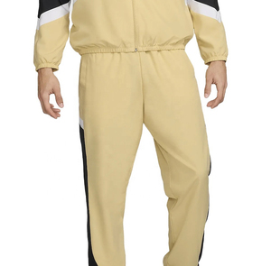 Ensemble survêtement décontracté d'hiver pour homme, coupe-vent à capuche avec fermeture éclair intégrale, respirant et à séchage rapide, en polyester/nylon - Product Image 4