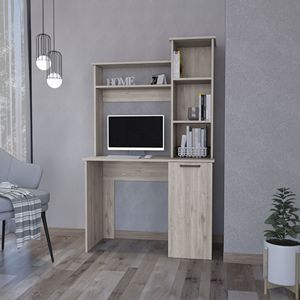 Scaffali portaoggetti a 3 livelli grigio chiaro per Computer scrivania Premium Computer scrivanie prodotto - Product Image 1