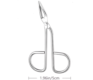 Pinzas de Cejas de Acero Inoxidable de Alta Calidad, Pinzas Inclinadas para Extensión de Pestañas, Aplicadores de Pestañas, Tijeras para Cejas - Product Image 5