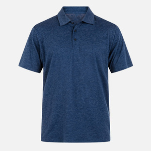 Camiseta Polo de Algodón Suave para Hombre, Color Sólido, Estilo Casual Elegante, Manga Corta, Ropa de Moda - Product Image 3