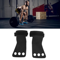 Poignées de main réglables, gants de protection pour la paume, résistants à l'usure, respirants, antidérapants pour l'entraînement (noir)