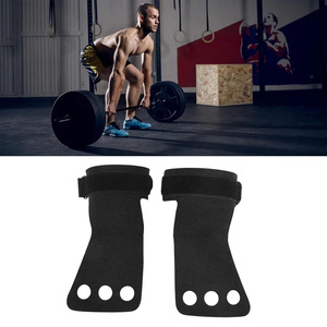 Poignées de main réglables, gants de protection pour la paume, résistants à l'usure, respirants, antidérapants pour l'entraînement (noir) - Product Image 5