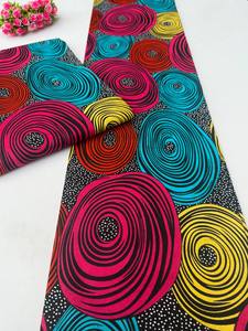 Custom African Wax Cotton Fabric Kenya for Clothing Bags Dresses with OEM Services for Branding Promotion and Events - Product Image 2